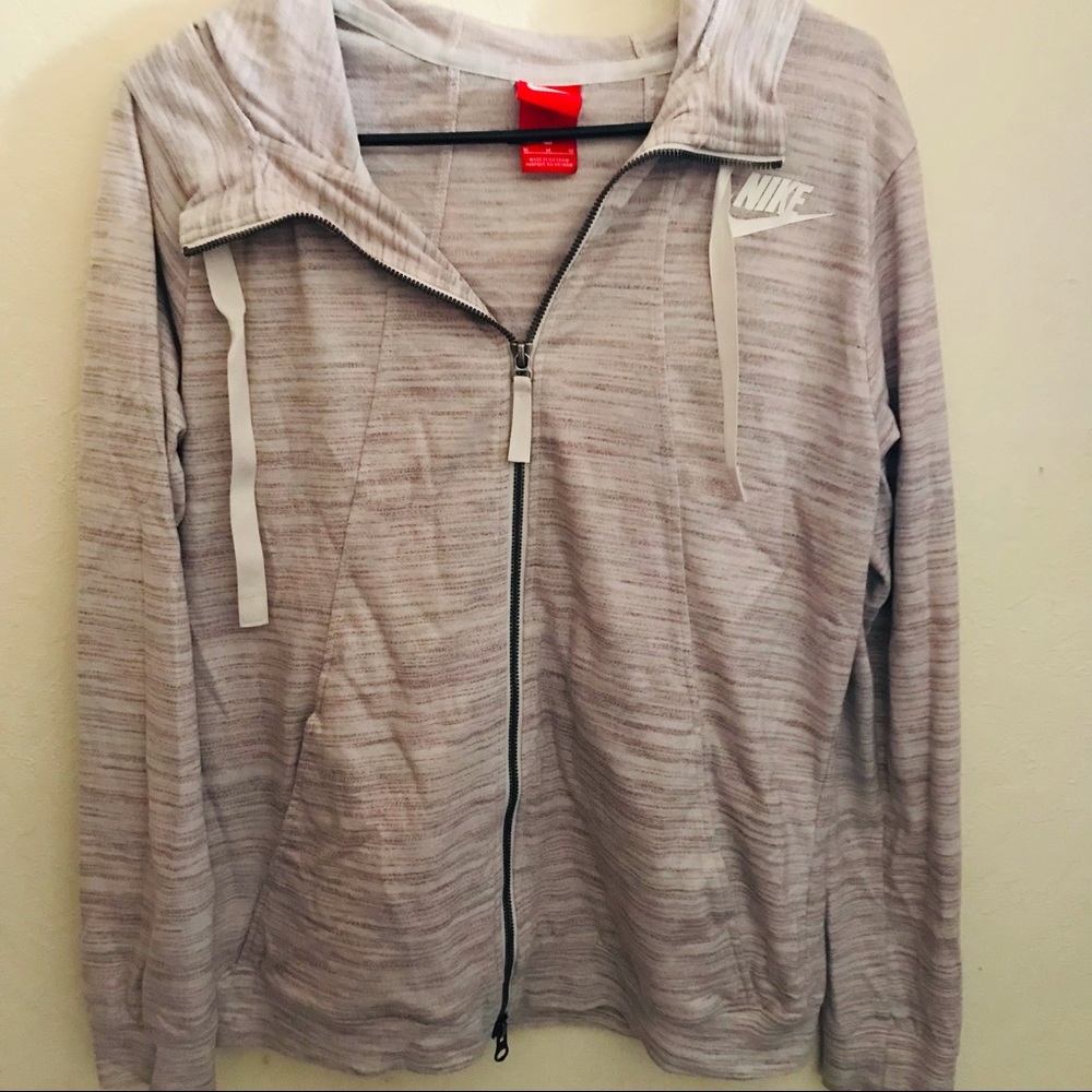Pink Nike Zip Hoodie